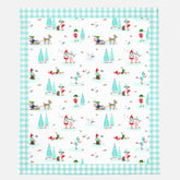 Pixie Noel Christmas Minky Blanket 50" X 60"